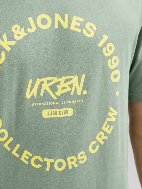 JACK & JONES Tee-shirt Vert 83038 4