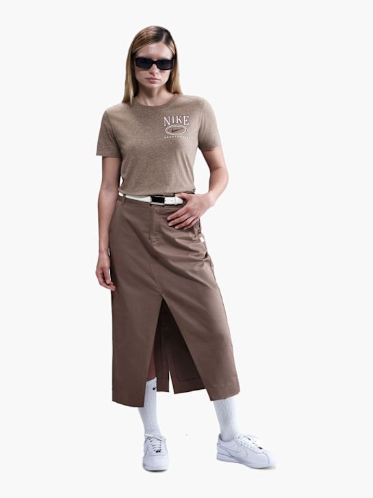 Nike Tee-shirt Marron 83195 3