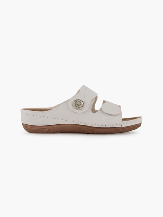Easy Street Tieffussbett-Pantolette Weiss 85751 1