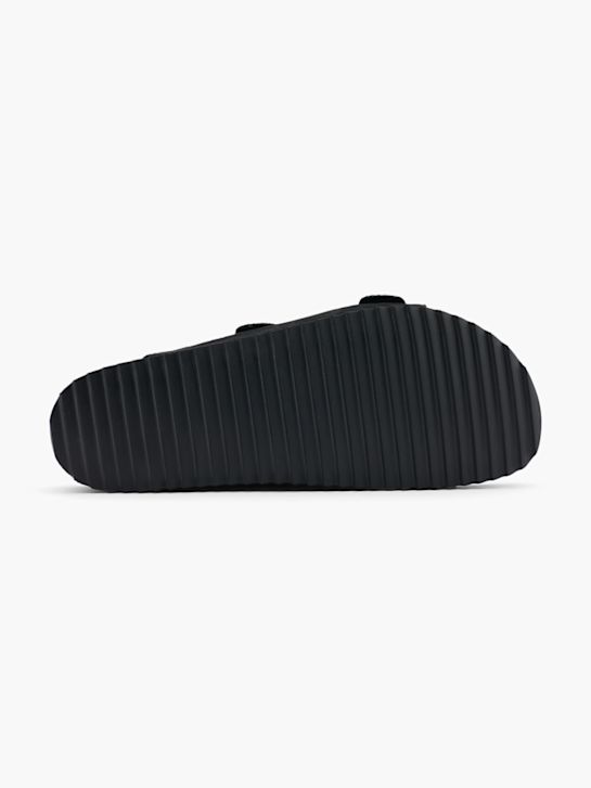 Graceland Flache Pantolette Schwarz 85859 4