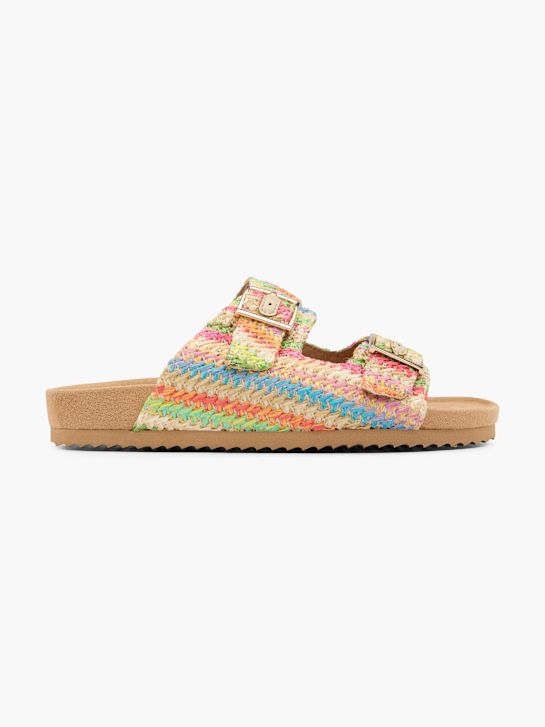 Graceland Tieffussbett-Pantolette Multicolor 58973 1