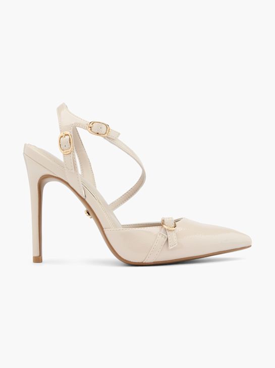 Buffalo Escarpins à bride Beige 59020 1