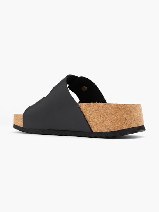 Graceland Ciabatta con plantare profondo Nero 60039 3