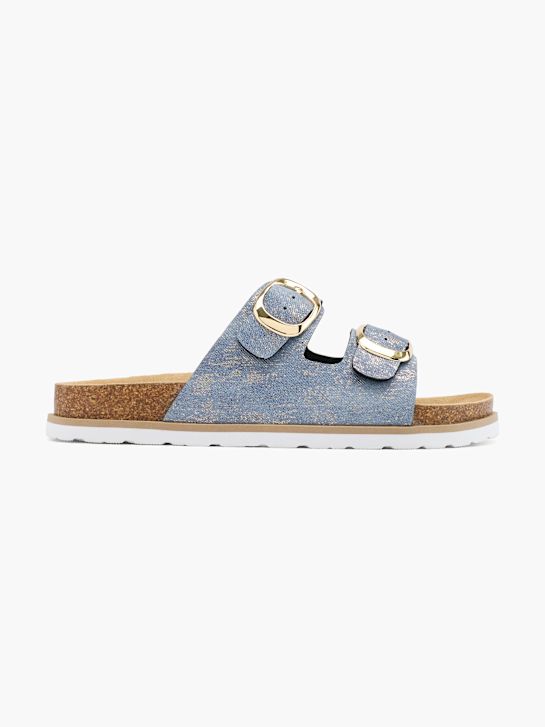 Graceland Pantoffel Blau 60041 1