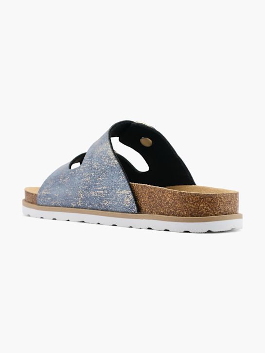 Graceland Pantoffel Blau 60041 3