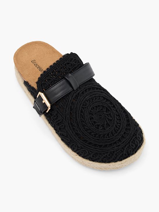 Graceland Chaussons Noir 60036 2