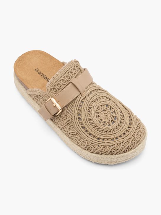 Graceland Chaussons Taupe 60035 2