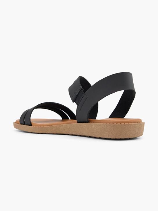Graceland Sandale Noir 60079 3