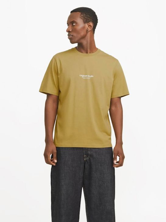 JACK & JONES Maglietta Senape 83297 1