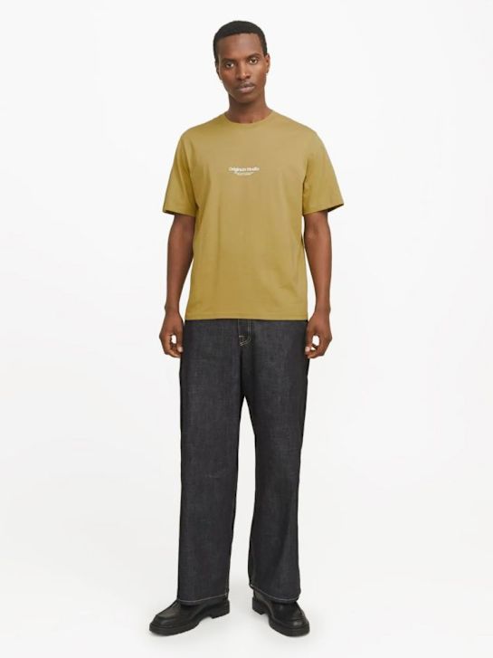 JACK & JONES Maglietta Senape 83297 3