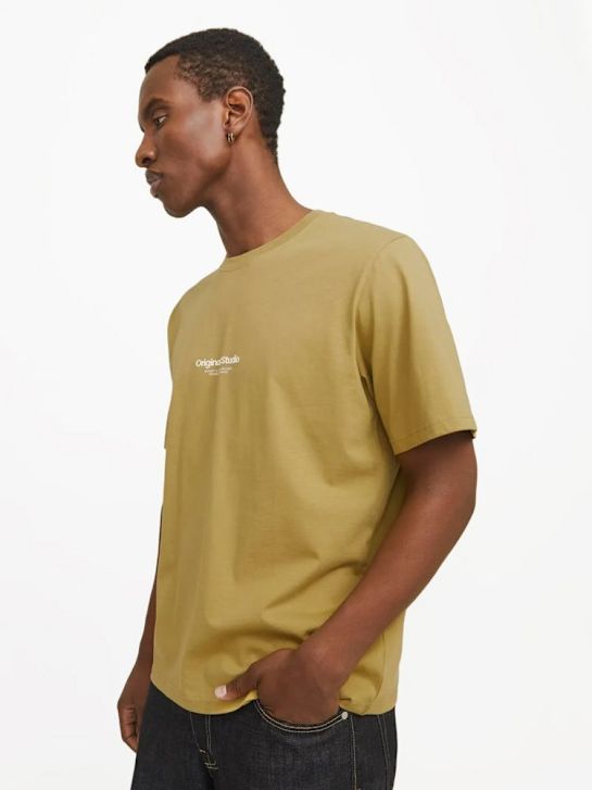 JACK & JONES Maglietta Senape 83297 4
