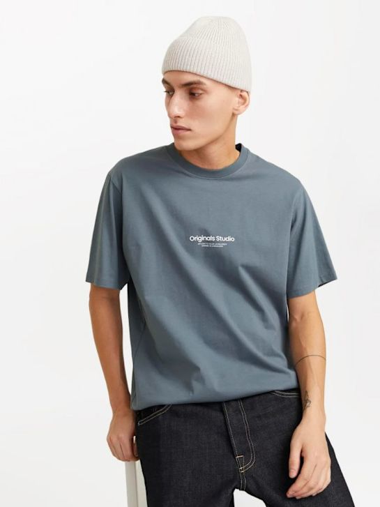 JACK & JONES Tee-shirt Bleu 83298 4