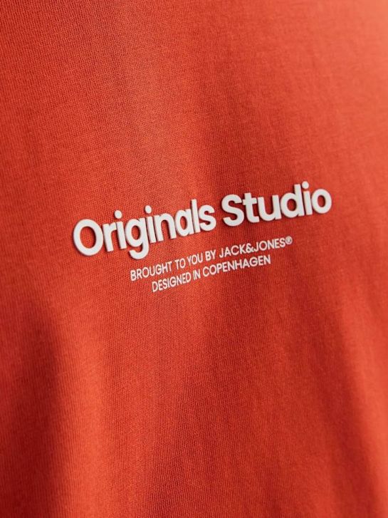 JACK & JONES Tee-shirt Orange 83300 6