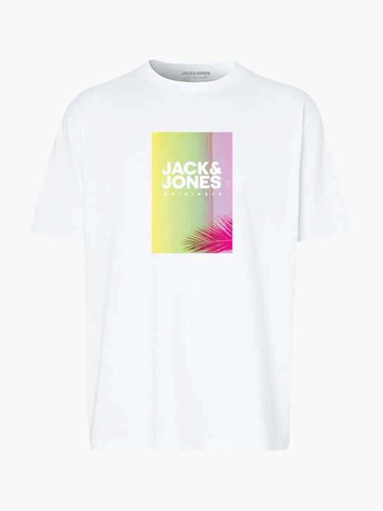 JACK & JONES Maglietta Bianco 83305 1