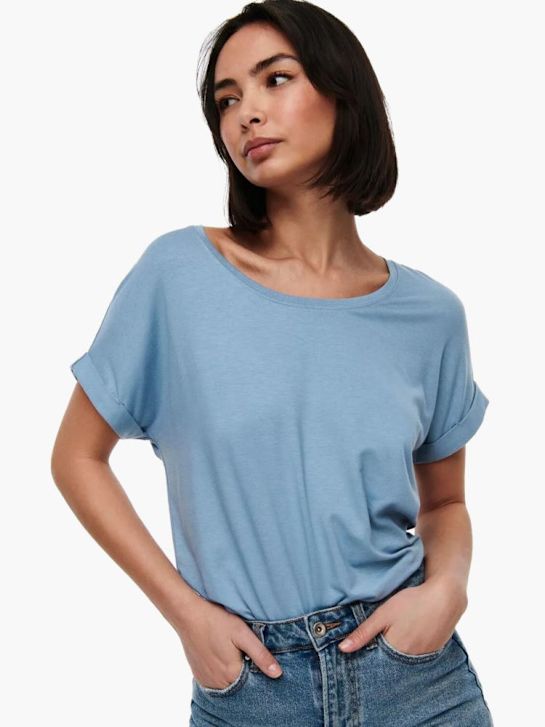 ONLY Tee-shirt Bleu clair 83310 4