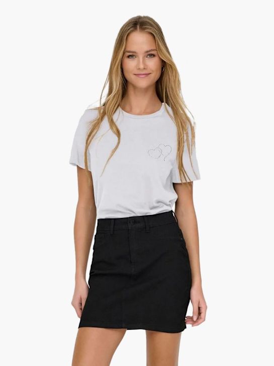 ONLY Tee-shirt Blanc 83326 1