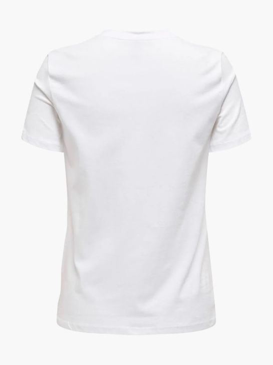 ONLY Tee-shirt Blanc 83326 4