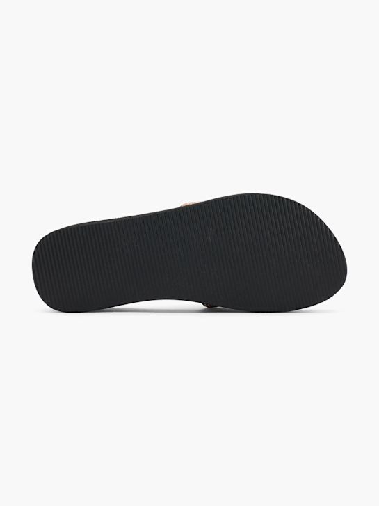 Graceland Flache Pantolette Gold 62897 4