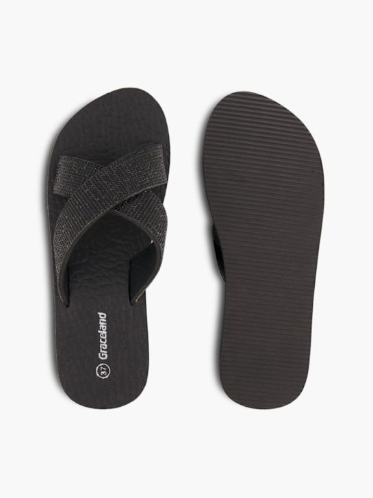 Graceland Badeschuh & Slider Schwarz 82168 3