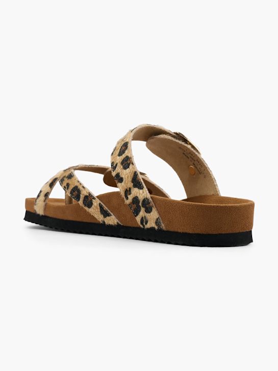 Catwalk Pantoletten-Zehentrenner Beige 62070 3