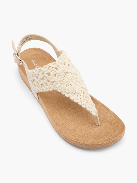 Graceland Sandalen-Zehentrenner Offwhite 62185 2