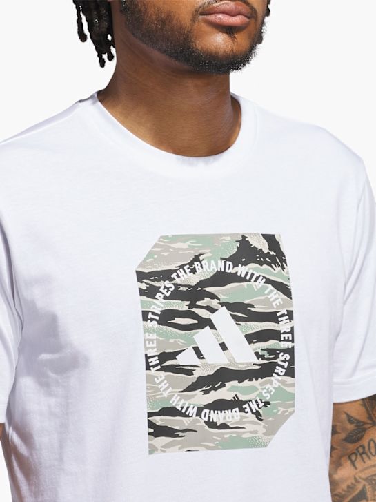 adidas Tee-shirt Blanc 82222 4