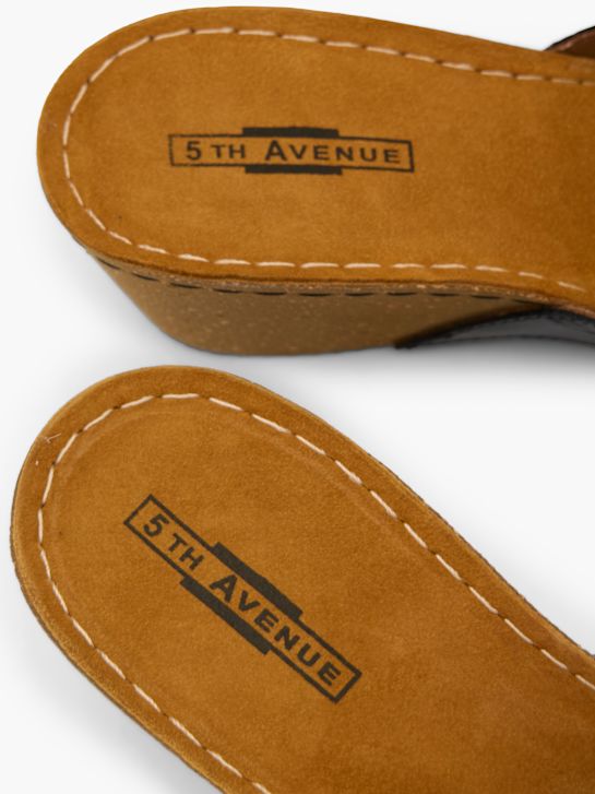 5th Avenue Claquettes Noir 62954 6