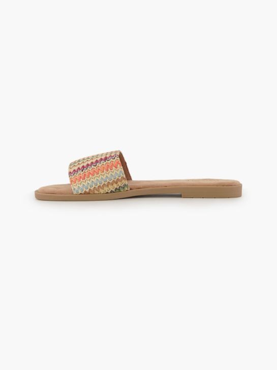 Catwalk Flache Pantolette Multicolor 82370 2