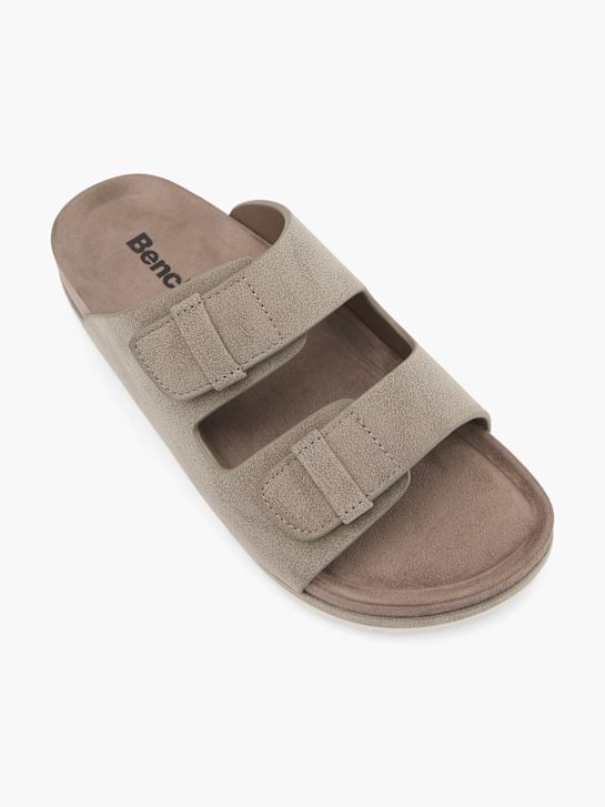 Bench Flache Pantolette Grau 63026 2
