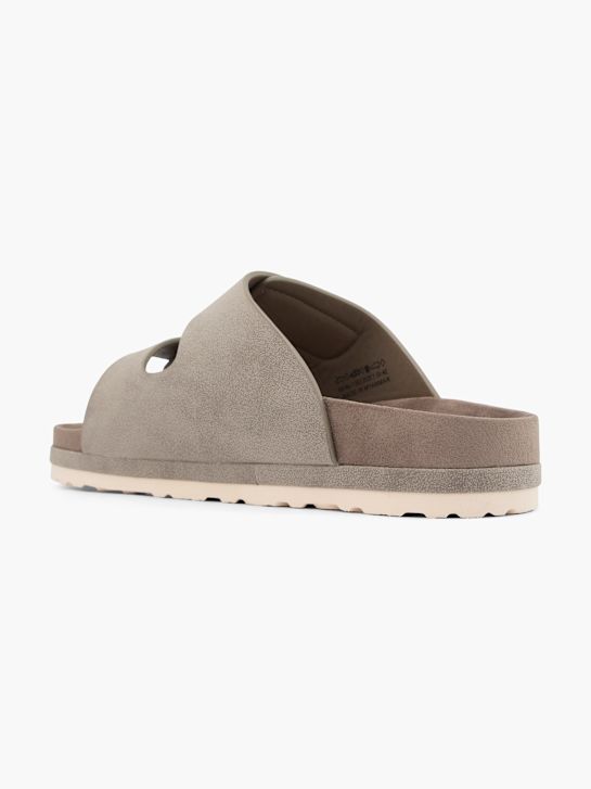 Bench Flache Pantolette Grau 63026 3