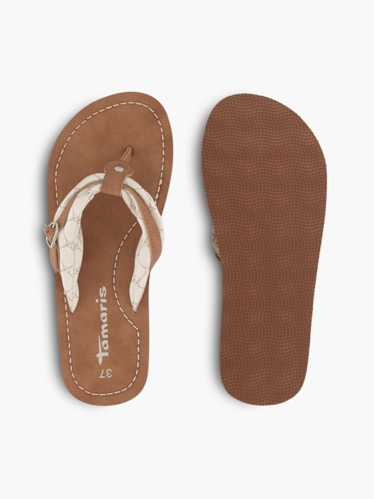 Tamaris Chaussons Crème 82423 3