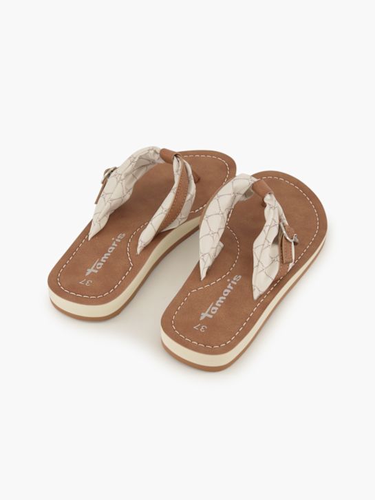 Tamaris Chaussons Crème 82423 4
