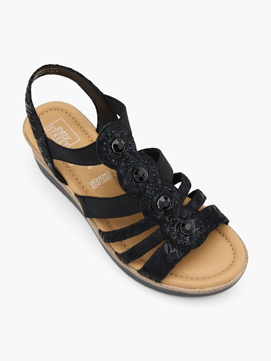 Easy Street Sandalo Nero 63470 2