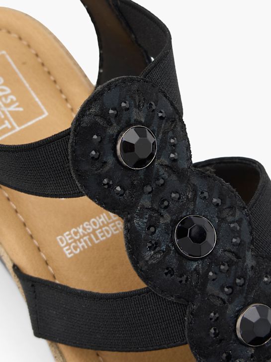 Easy Street Sandalo Nero 63470 6