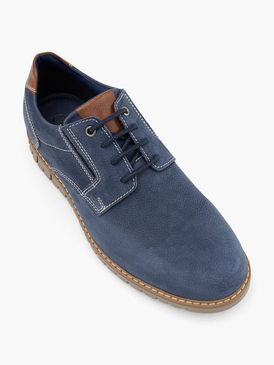 AM SHOE Halbschuh Blau 63489 2