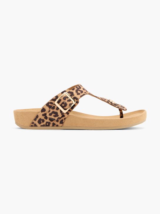 Graceland Pantoletten-Zehentrenner Beige 68962 1