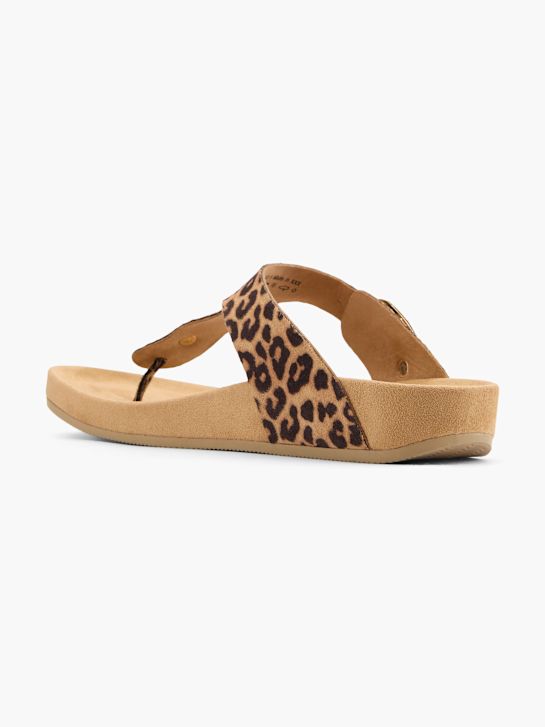 Graceland Pantoletten-Zehentrenner Beige 68962 3