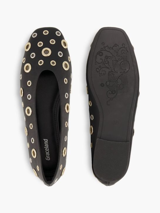 Graceland Ballerines Noir 82666 3