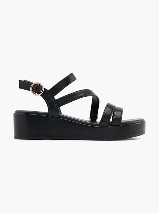 Graceland Sandale Noir 74579 1