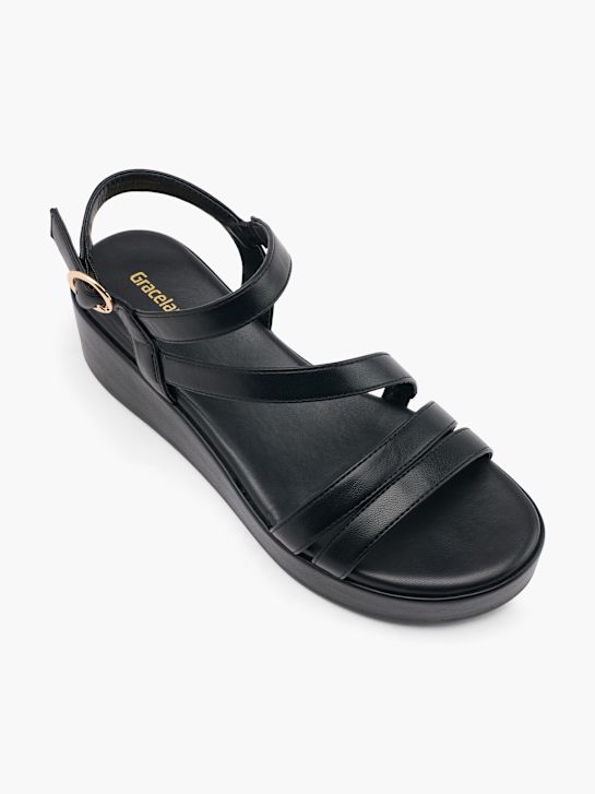 Graceland Sandale Noir 74579 2