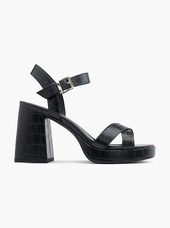 Catwalk Sandale Schwarz 76007 1