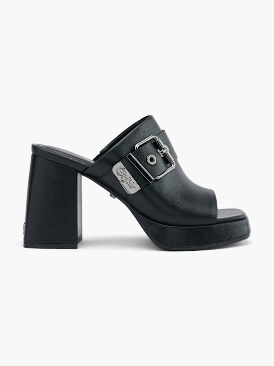 Buffalo Chaussons Noir 76045 1