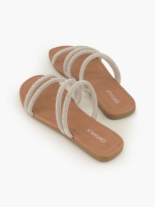 Catwalk Ciabatta bassa Argento 82808 4