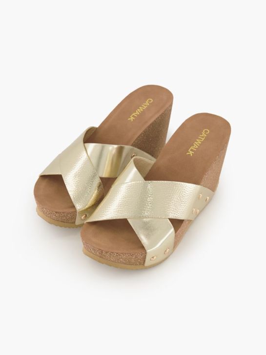 Catwalk Badeschuh & Slider Gold 82812 5