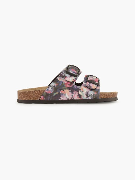 Björndal Flache Pantolette Schwarz 81931 1