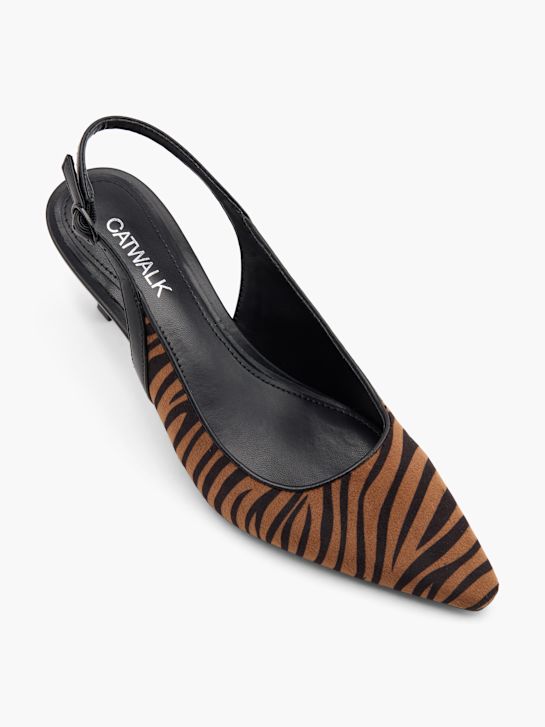 Catwalk Slingpumps Braun 79452 2