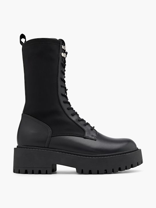 Catwalk Stiefel Damen Dosenbach Catwalk Bottes à Lacets Noir Dosenbach