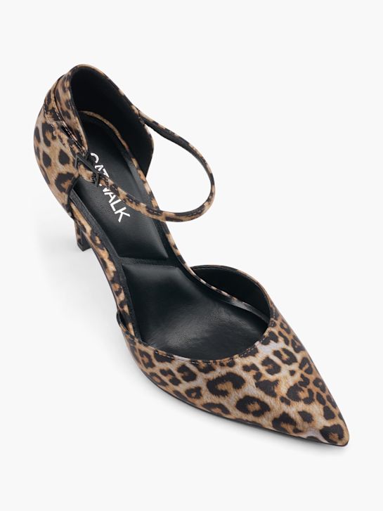 Catwalk Décolleté con fibbia Marrone 80765 2