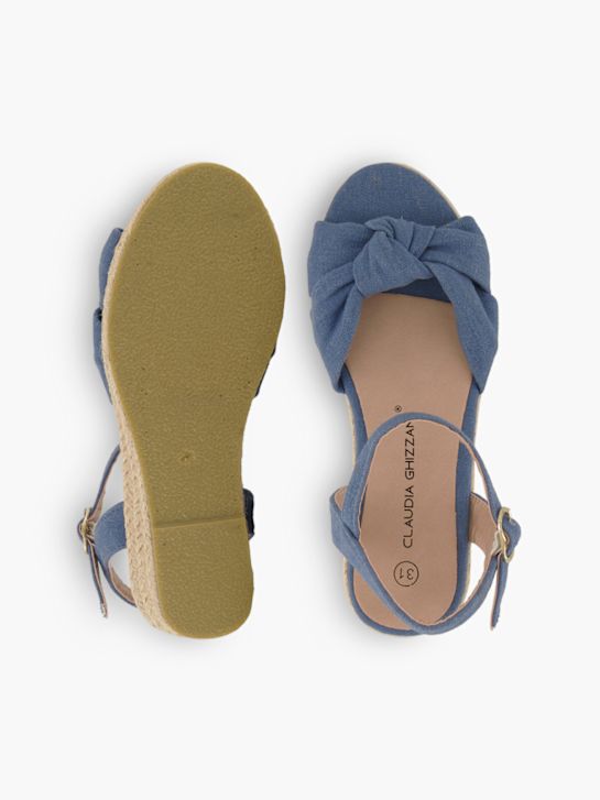 Claudia Ghizzani Sandale Blau 91636 3