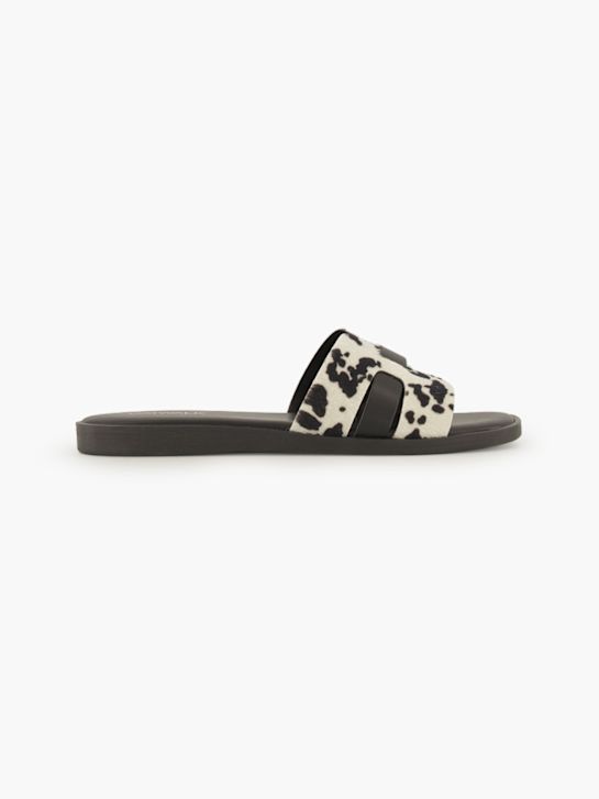 Catwalk Flache Pantolette Schwarz 102536 1